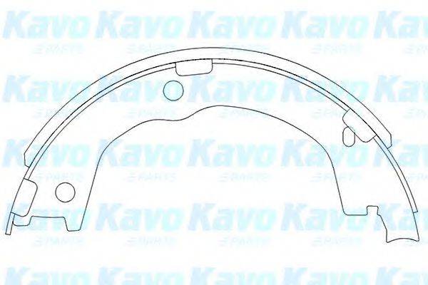 KAVO PARTS KBS3404 Комплект гальмівних колодок