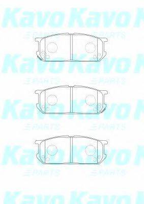 KAVO PARTS BP1520 Комплект гальмівних колодок, дискове гальмо
