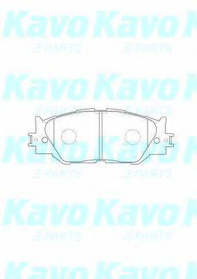 KAVO PARTS BP9114 Комплект гальмівних колодок, дискове гальмо