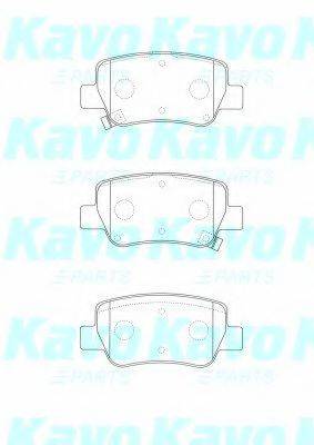 KAVO PARTS BP9132 Комплект гальмівних колодок, дискове гальмо