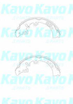 KAVO PARTS BS9939 Комплект гальмівних колодок