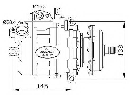 NRF 32148 Компресор, кондиціонер