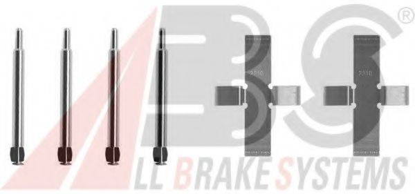 A.B.S. 0903Q Комплектуючі, колодки дискового гальма