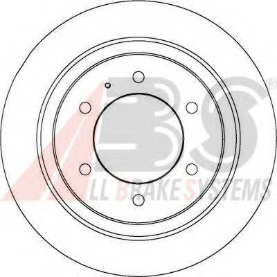 A.B.S. 16506OE гальмівний диск