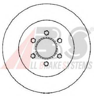 A.B.S. 16721 гальмівний диск