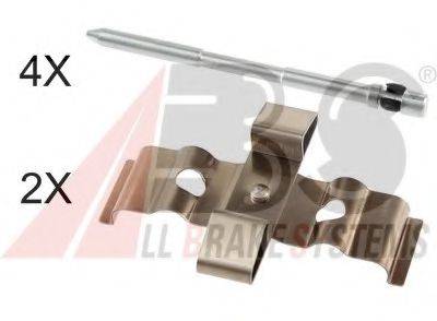 A.B.S. 1848Q Комплектуючі, колодки дискового гальма