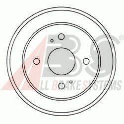 A.B.S. 2363S Гальмівний барабан