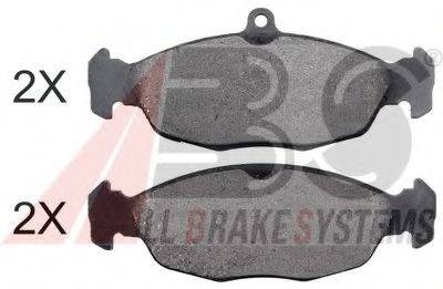 A.B.S. 35006 Комплект гальмівних колодок, дискове гальмо