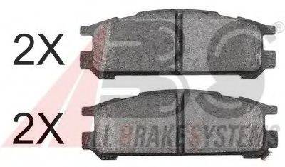 A.B.S. 36721OE Комплект гальмівних колодок, дискове гальмо