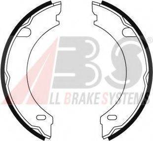 A.B.S. 8992 Комплект гальмівних колодок, стоянкова гальмівна система