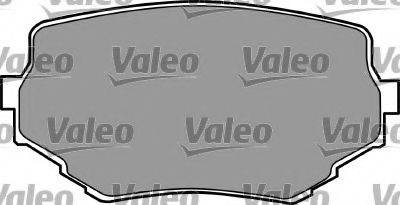 VALEO 597300 Комплект гальмівних колодок, дискове гальмо