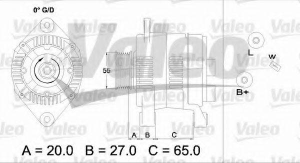 VALEO 436733 Генератор