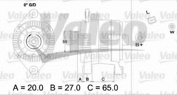 VALEO 437112 Генератор