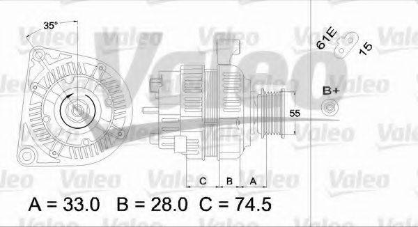 VALEO 437309 Генератор