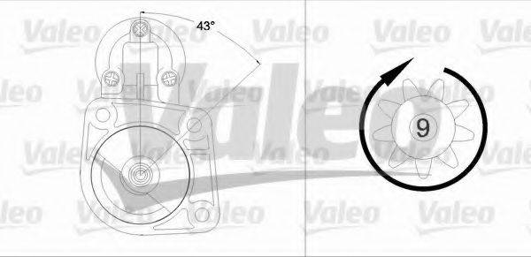 VALEO 458194 Стартер