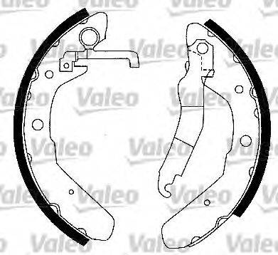 VALEO 562403 Комплект гальмівних колодок