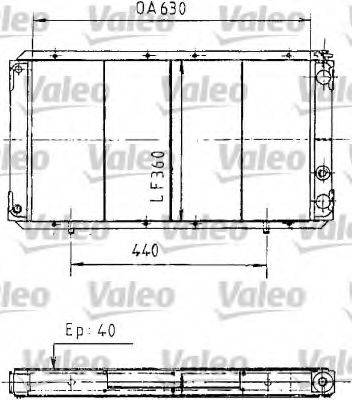 VALEO 730003 Радіатор, охолодження двигуна