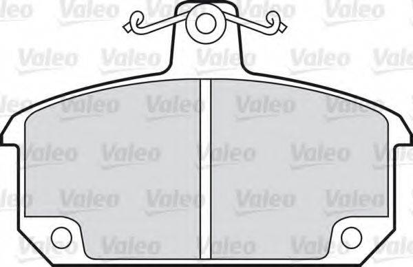 VALEO 540322 Комплект гальмівних колодок, дискове гальмо