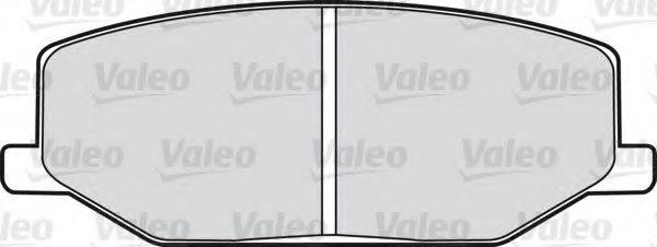 VALEO 598021 Комплект гальмівних колодок, дискове гальмо
