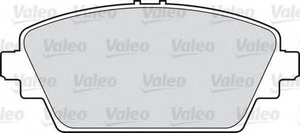 VALEO 598436 Комплект гальмівних колодок, дискове гальмо