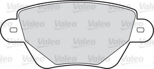 VALEO 598434 Комплект гальмівних колодок, дискове гальмо