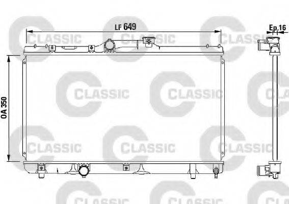 VALEO 231441 Радіатор, охолодження двигуна