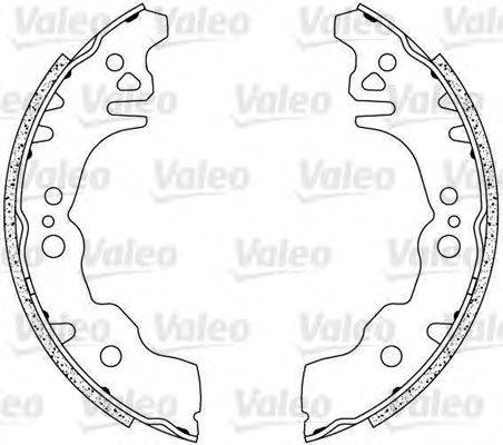 VALEO 564079 Комплект гальмівних колодок