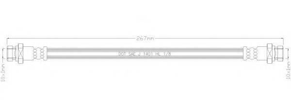 REMKAFLEX 2106 Гальмівний шланг