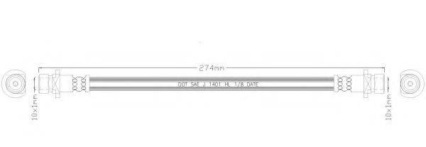 REMKAFLEX 3275 Гальмівний шланг