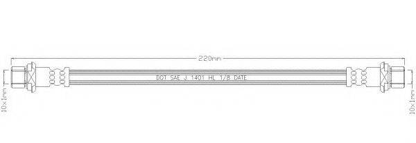 REMKAFLEX 3487 Гальмівний шланг