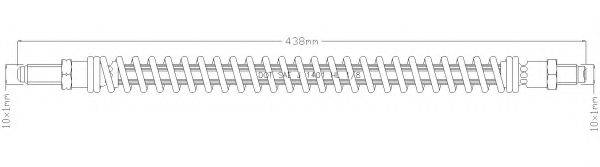 REMKAFLEX 3806 Гальмівний шланг