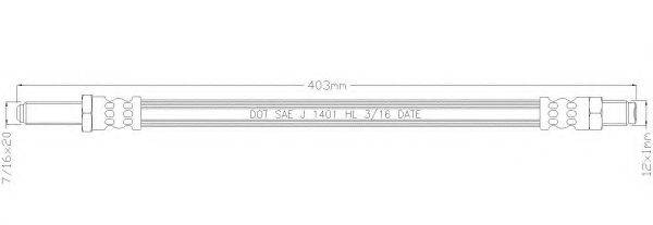 REMKAFLEX 3828 Шланг зчеплення