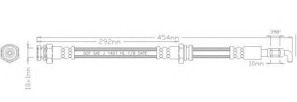 REMKAFLEX 3963 Гальмівний шланг