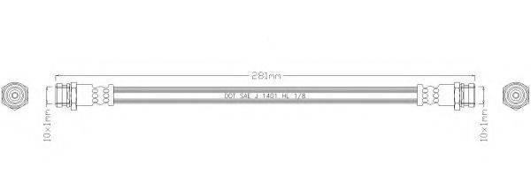 REMKAFLEX 3966 Гальмівний шланг