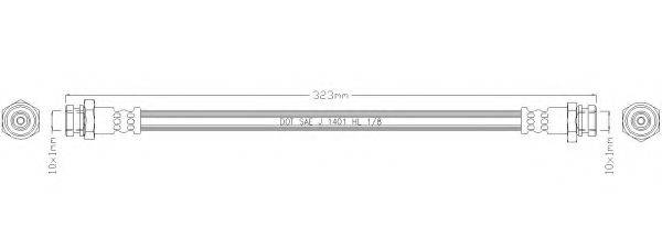 REMKAFLEX 4261 Гальмівний шланг
