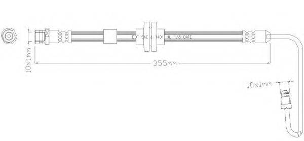 REMKAFLEX 6961 Гальмівний шланг