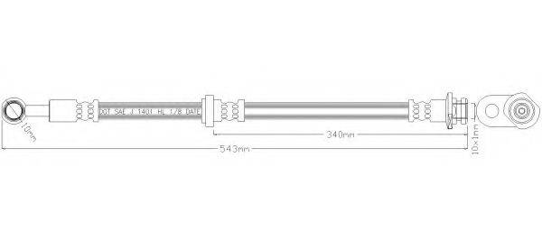 REMKAFLEX 7006 Гальмівний шланг