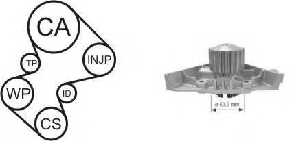 AIRTEX WPK169101 Водяний насос + комплект зубчастого ременя