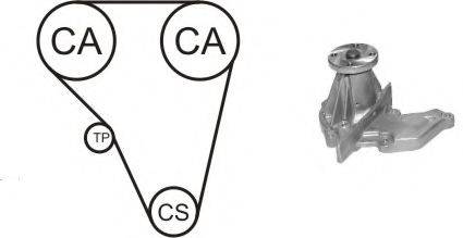 AIRTEX WPK410401 Водяний насос + комплект зубчастого ременя