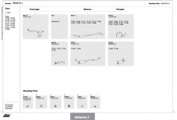 DINEX 364000012 Система випуску ОГ