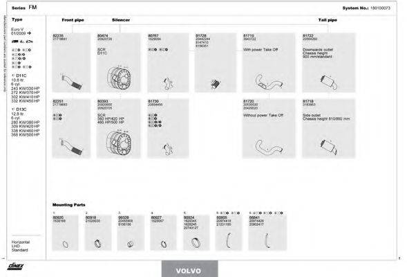 DINEX 180100073 Система випуску ОГ