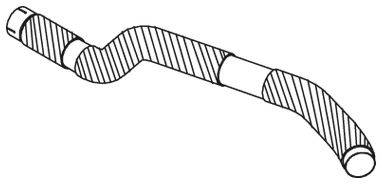 DINEX 54646 Труба вихлопного газу