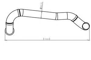 DINEX 56178 Труба вихлопного газу