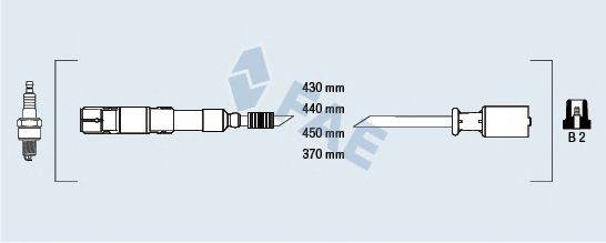 FAE 83991 Комплект дротів запалювання