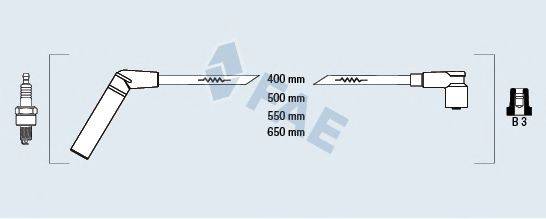 FAE 85379 Комплект дротів запалювання