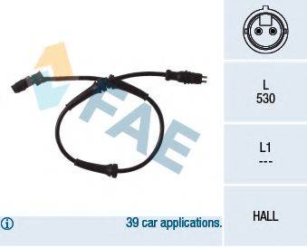 FAE 78099 Датчик, частота обертання колеса