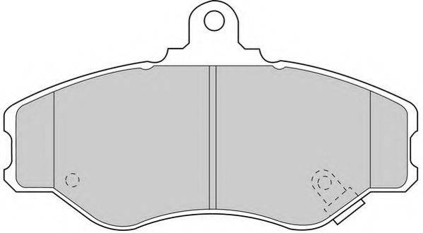 NECTO FD6697V Комплект гальмівних колодок, дискове гальмо