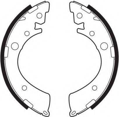 NECTO N1510 Комплект гальмівних колодок