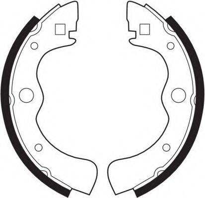 NECTO N1390 Комплект гальмівних колодок