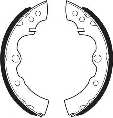 NECTO N1391 Комплект гальмівних колодок